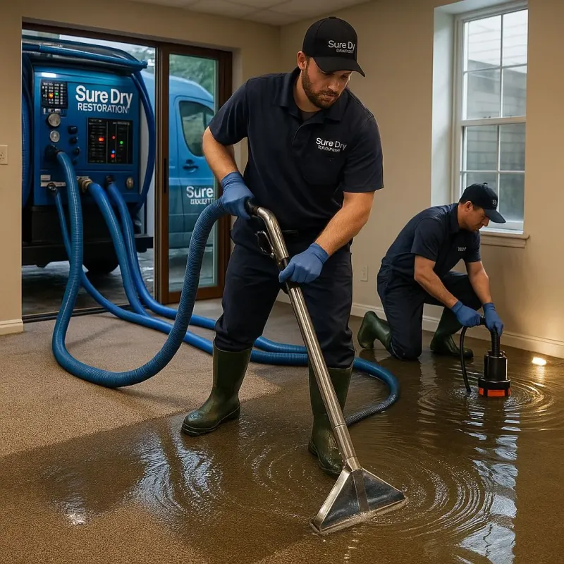 Water Extraction and Removal process in Fannin County, GA
